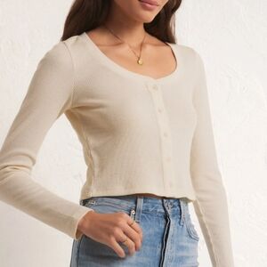 Z SUPPLY Ivory Button-Up Top